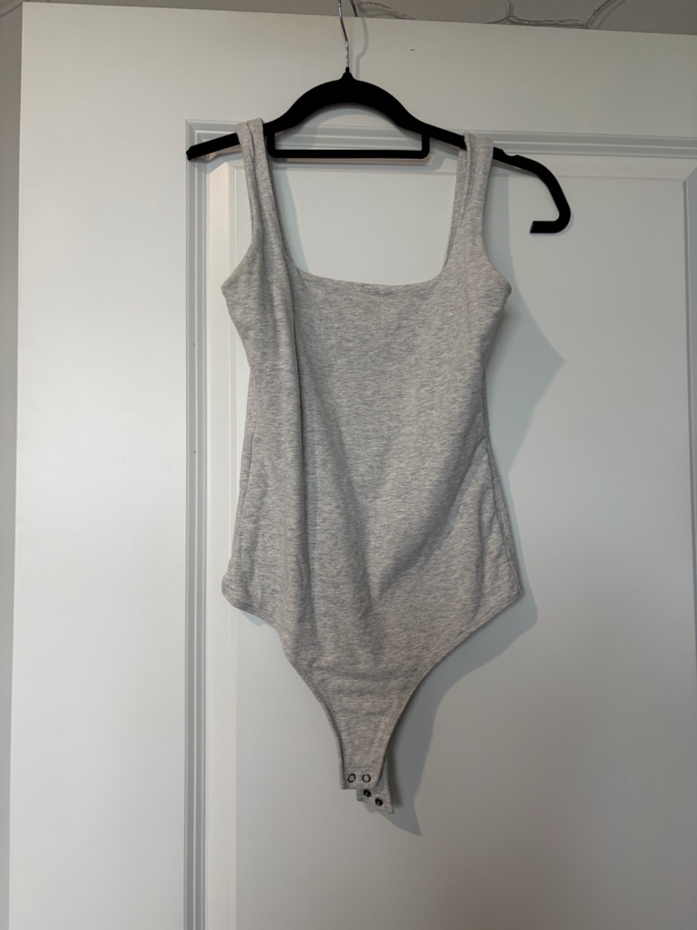 Abercrombie & Fitch Light Heather Gray Scoop Neck Tank
